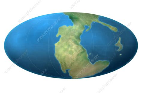 Pangaea Supercontinent Illustration Stock Image C055 2913