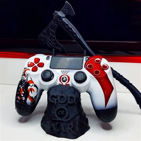 Cool Ps4 Controllers Ps4 Controller Custom God Of War Control Ps4 Playstation Xbox Video