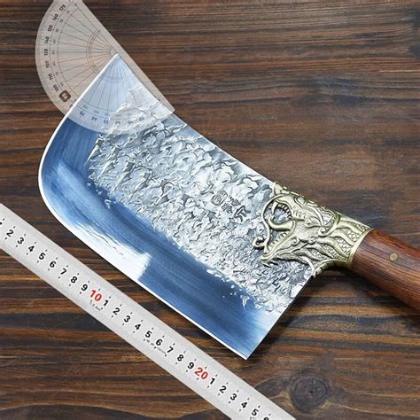 Cleaver Knife Meat Cleaver 8 5inch China Longquan Hand Forged Clip