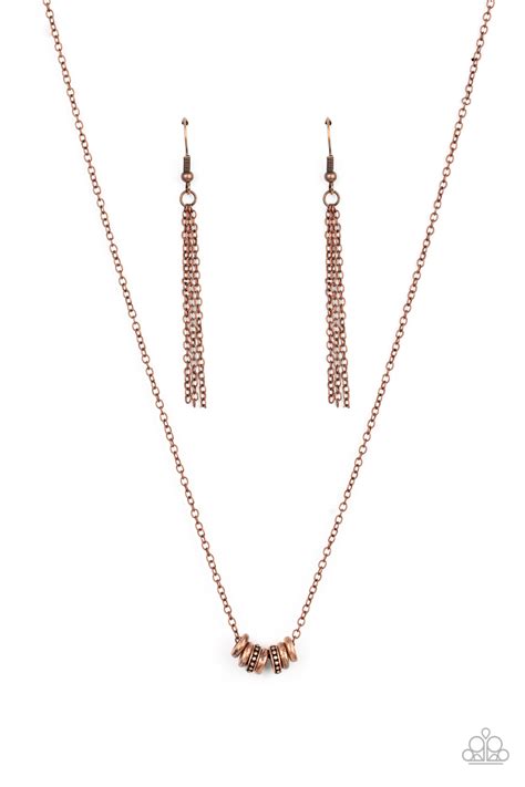 Paparazzi Accessories Dainty Dalliance Copper Paparazzi Accessories