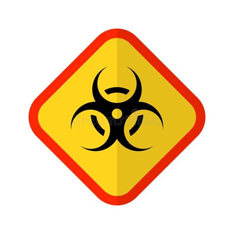 Biohazard Or Biological Threat Alert Icon Warning Sign Of Virus