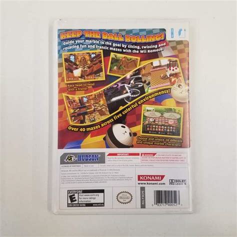 Buy The Kororinpa Marble Mania Nintendo Wii Goodwillfinds