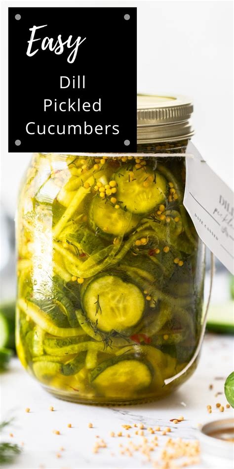 Cucumber Dill Pickles - It's Not Complicated Recipes