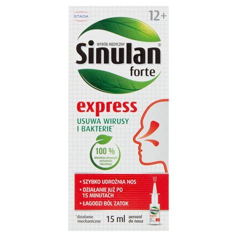 Sinulan Express Forte Aerozol Do Nosa 15 Ml W Katar I Zatoki Apteka