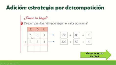 3° Básico Adición Estrategia Por Descomposición Youtube