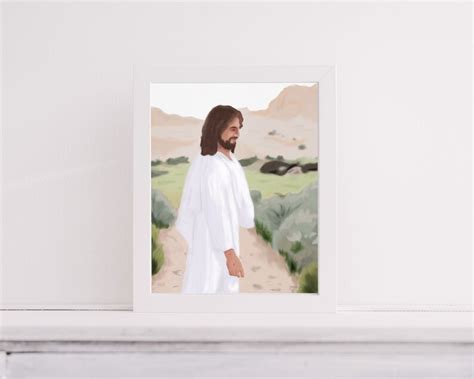 Jesus Art Painting of Jesus Jesus Illustration Modern Christian Art ...