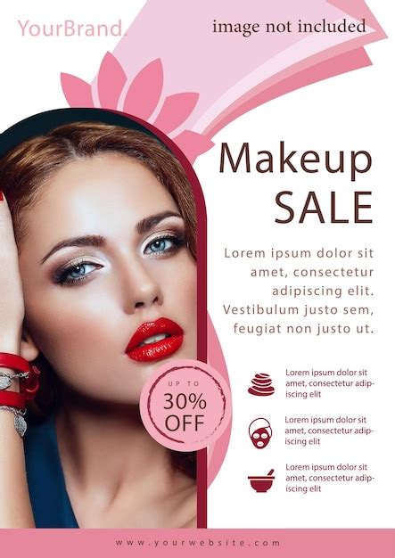 Makeup Artist Brochure Template Free Saubhaya Makeup