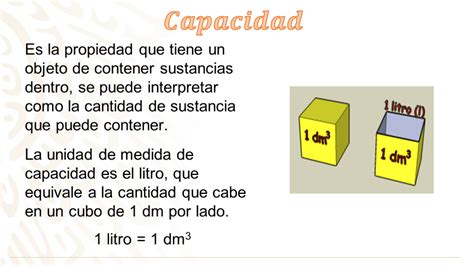 Relación Entre Unidades De Volumen Y De Capacidad Nueva Escuela Mexicana