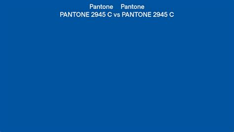 Pantone 2945 C Vs Pantone 2945 C Side By Side Comparison