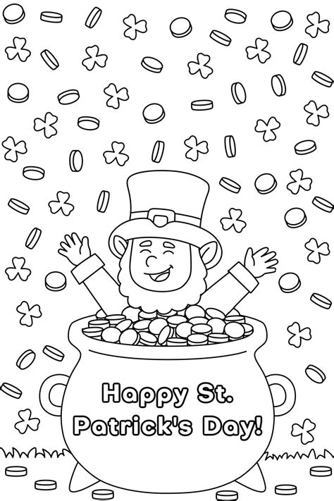 leprechaun coloring pages 8