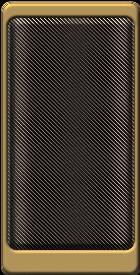 A Black And Gold Square Frame With Some Metallic Lines On The Edges As