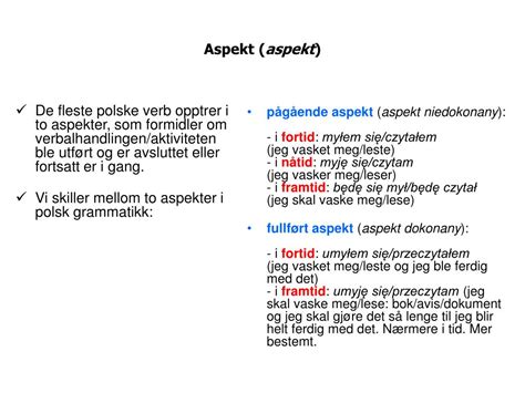 Ppt Polsk Spr Kkurs For Nybegynnere Verb Innf Ring Waldemar