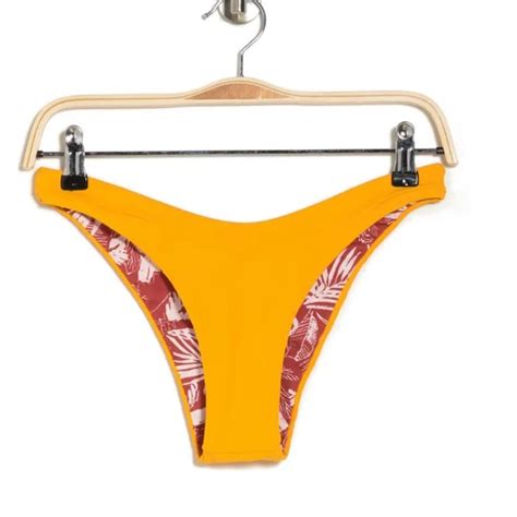 Maaji Swim Honey Bianca Reversible High Leg Cheeky Cut Bikini Bottomsmaaji Poshmark