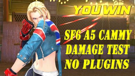 KOF All Star Damage Test SF6 A5 Cammy Guild Raid Inferno YouTube