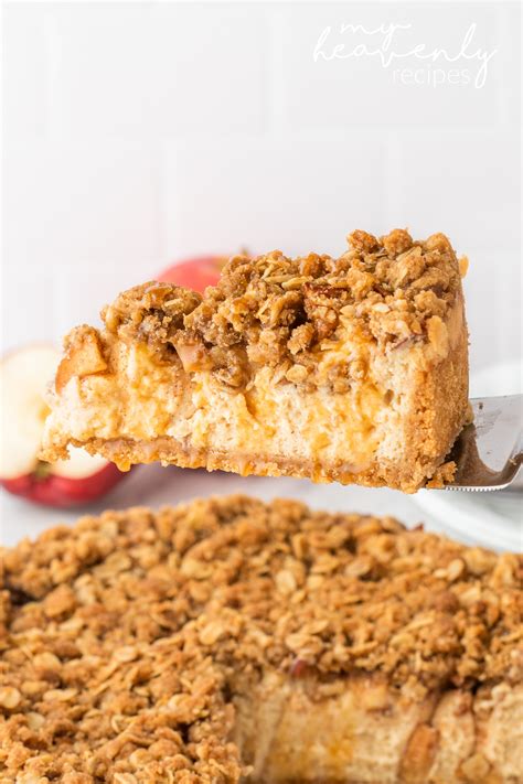 Apple Crumble Cheesecake My Heavenly Recipes