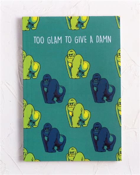 Buy Green Too Glam To Give A Damn Softbound Notebook 160 Pages