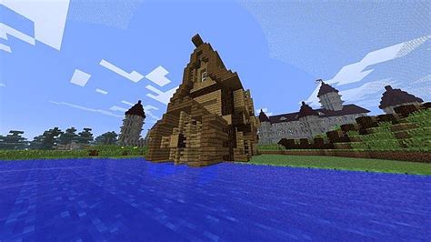 Medieval Water Mill Minecraft Map