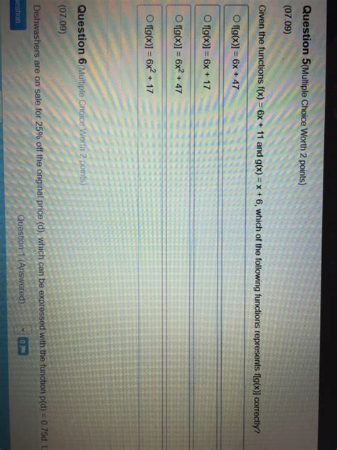 Solved Question Multiple Choice Worth Points Chegg