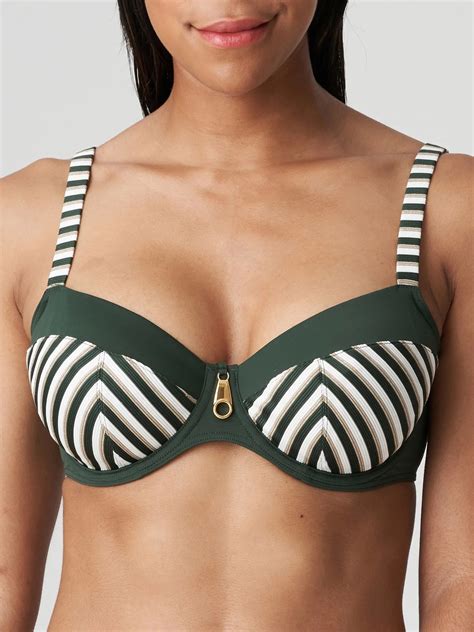 PrimaDonna LA CONCHA Full Cup Bikini Top Malachite Pikant Under