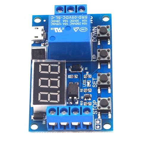 6 30v 1 Channel Relay Module Switch Trigger Time Delay Circuit Timer