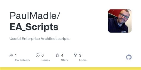 github paulmadleeascripts  enterprise architect scripts