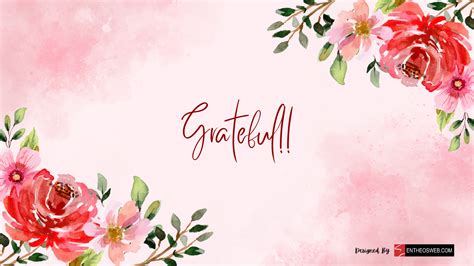 Christian Desktop Wallpaper – Floral Watercolor | EntheosWeb