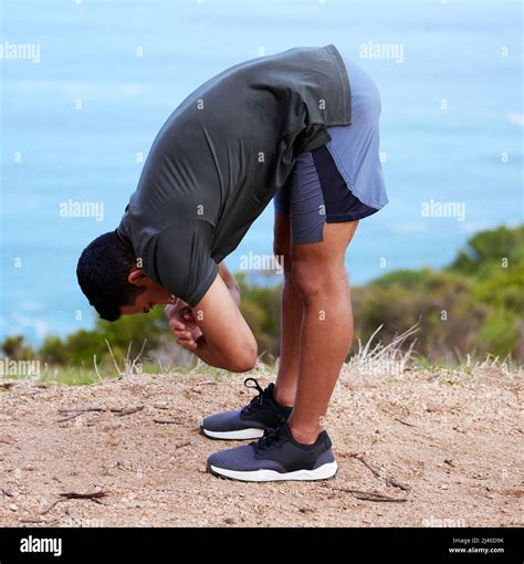 working  improving  flexibility shot   sporty young man