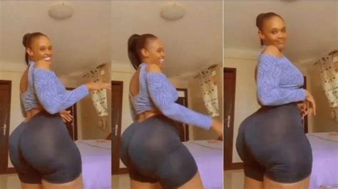 “hips Dont Lie” Pretty Nigerian Girl With The Biggest Hips Causes Stir With Her Dance Moves