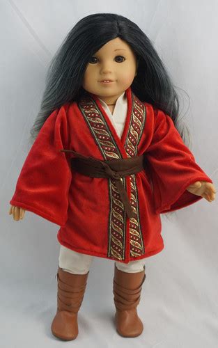 Mulan movie outfit fits american girl and other 18" dolls | Italian Doll