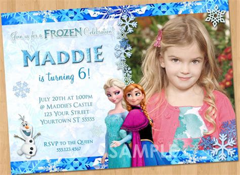 14 Frozen Invitation Templates Word Psd Ai