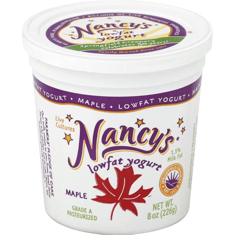 Nancys Yogurt Lowfat Maple Dairy Priceless Foods