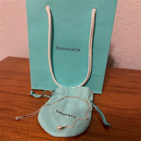 Tiffany Co Jewelry Tiffany Co Teardrop Silver Necklace Elsa