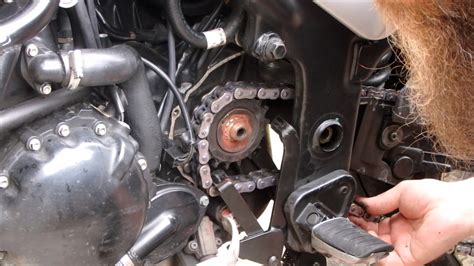 Motorcycle Front Sprocket Change How To Youtube