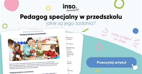 Pedagog Specjalny W Przedszkolu