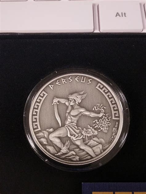 PERSEUS Antique Heroes Of Greek Mythology 1 Oz Silver Coin 2 Niue 2024