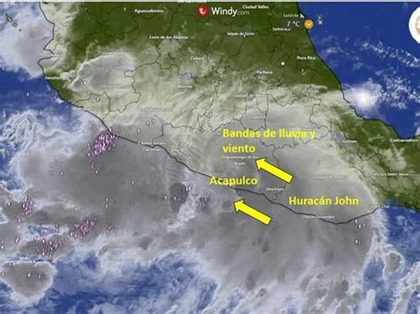 Hurac N John Se Degrada A Tormenta Tropical En Guerrero Alerta Por