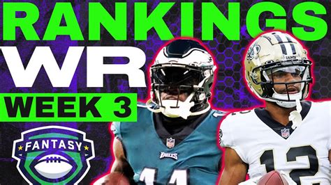 2023 Fantasy Football Rankings Top 30 Wide Receivers For Week 3 Win