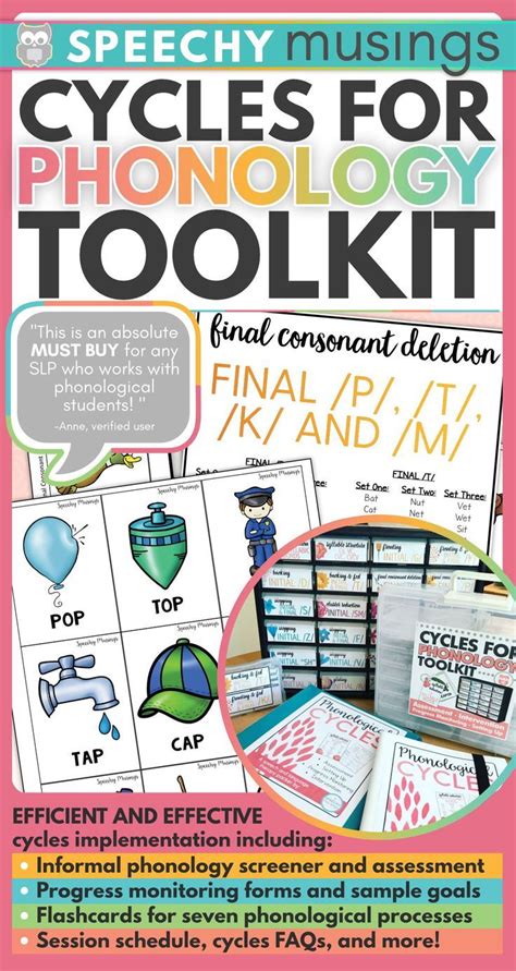 Cycles For Phonology Toolkit Assessment Progress Monitoring And