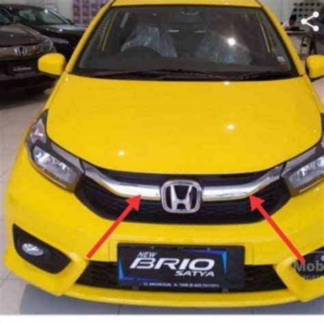 Jual List Grill Honda Brio RS 2018 2021 Crhome Original Honda Shopee