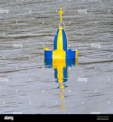 Emergency Wreck Maritime Navigation Buoy Stock Photo Alamy