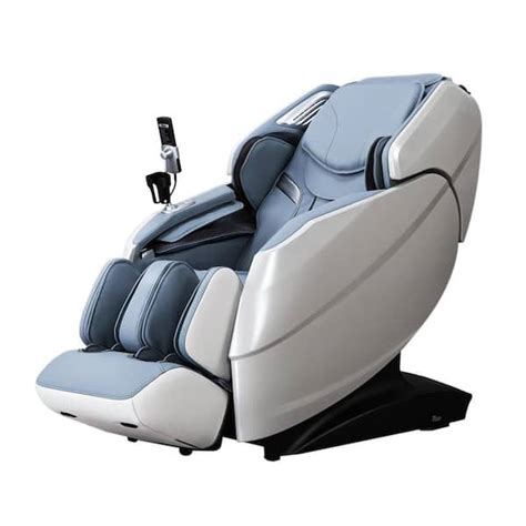 Titan Rejuv Series Blue Faux Leather Reclining 4d Massage Chair With Voice Recognition