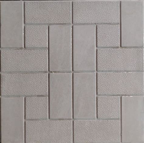 Cement Gray Grey Interlocking Tiles Thickness Mm Size X Mm