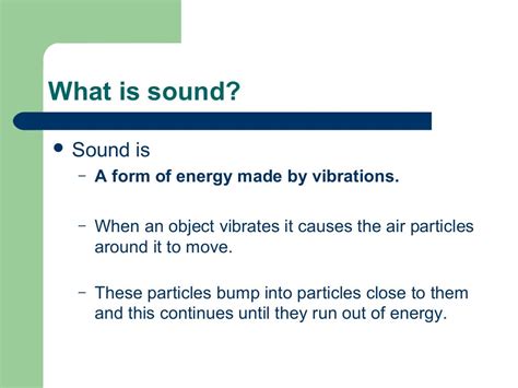 Sound Energy