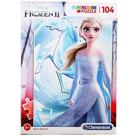 Super Color Puzzle Disney Frozen II 104 Pcs Clementoni