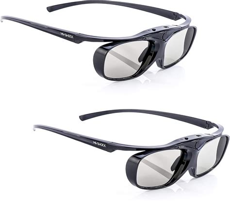 2x Hi Shock Btrf Pro Black Heaven Active 3d Glasses For 3d Tvs From