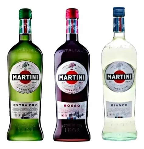 Combo Aperitivo Martini Bianco Rosso Extra Dry L Env O Gratis