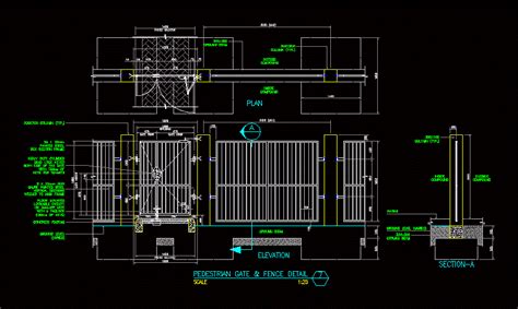 Autocad Gate Symbol