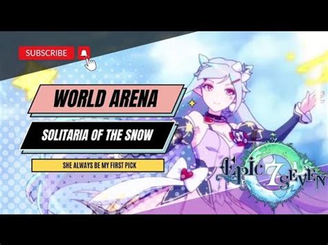 WORLD ARENA RTA SOLITARIA GOES CRAZY RNG STUN AND DEBUFF EPIC