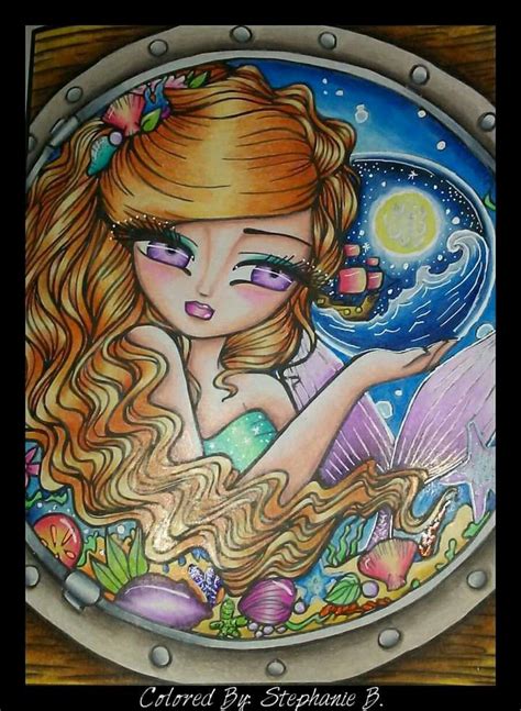 Pin On Adult Coloring Pages Hannah Lynn Mermaid Island Adult