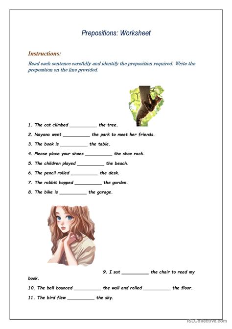 Prepositions Worksheet General Gramm English ESL Worksheets Pdf Doc